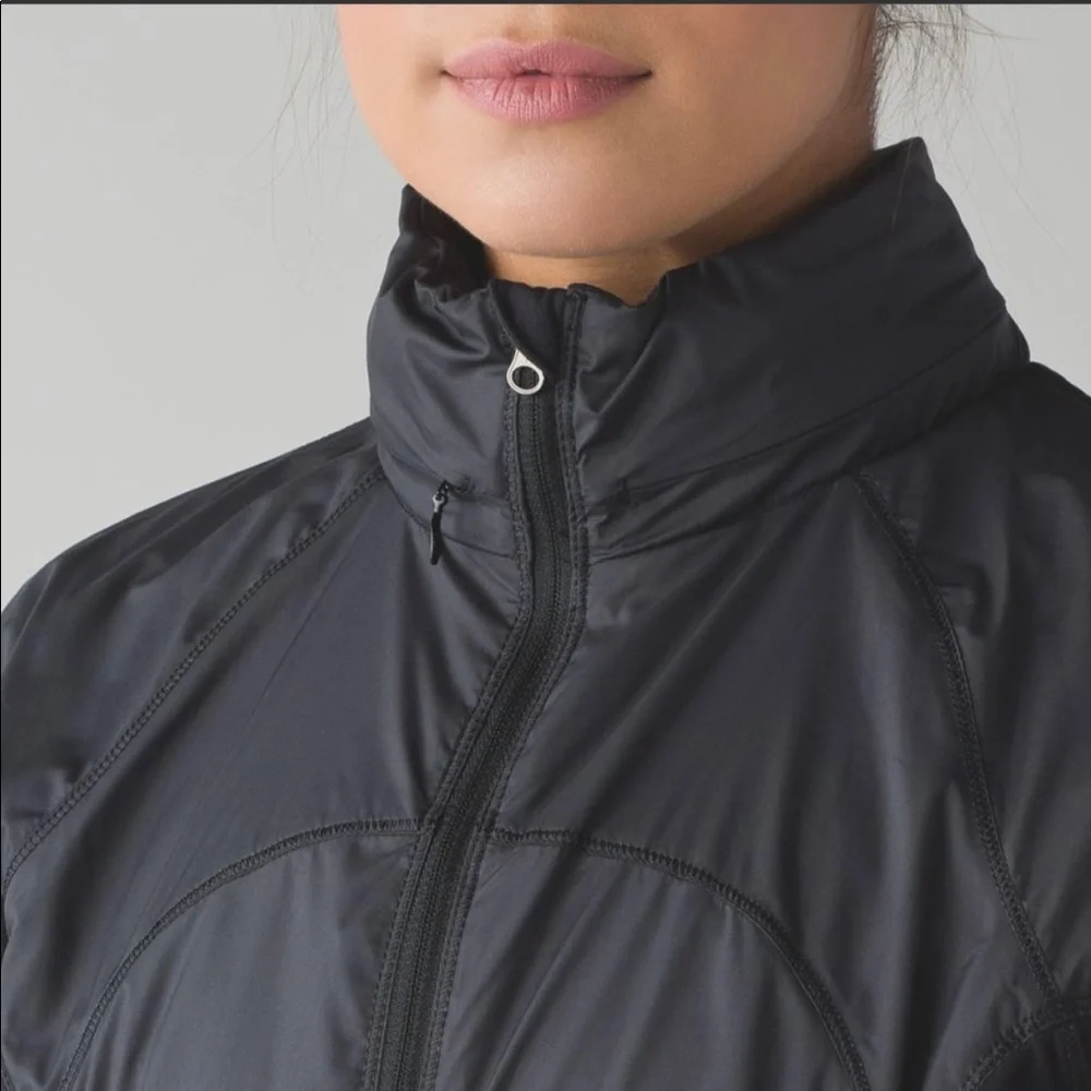 lululemon Rush Hour Jacket Size 6 Black - Picture 4 of 11